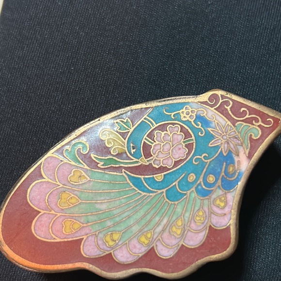 Vintage Cloisonné Butterfly Trinket Boxes - Picture 12 of 16